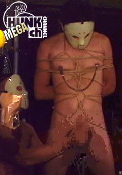 【エジキ】デカマラノンケスジ筋野郎を縛って亀頭責め!! 虐待捆绑-第1张
